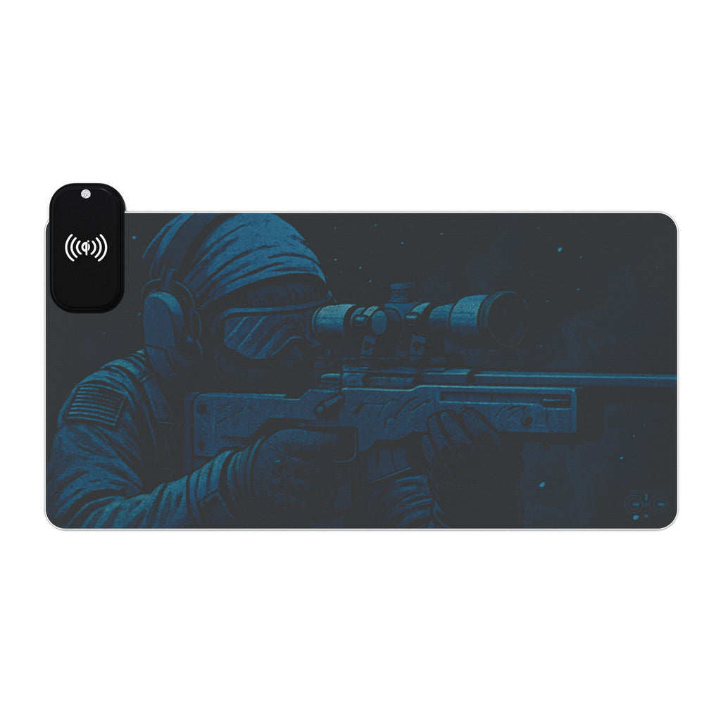 CT Awper LED Desk Mat w Wireless Charger