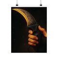 Karambit Moonblade Matte Poster