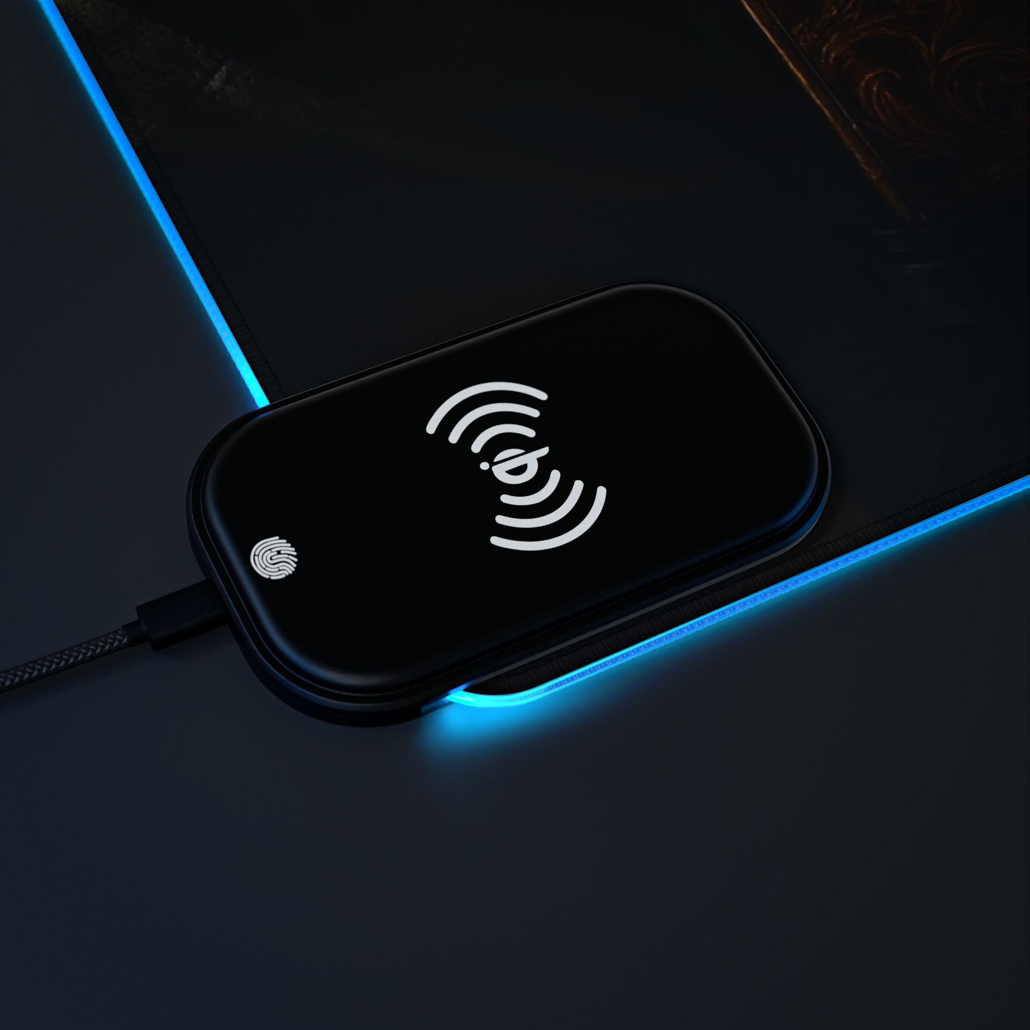 T Awper LED Desk Mat w Wireless Charging