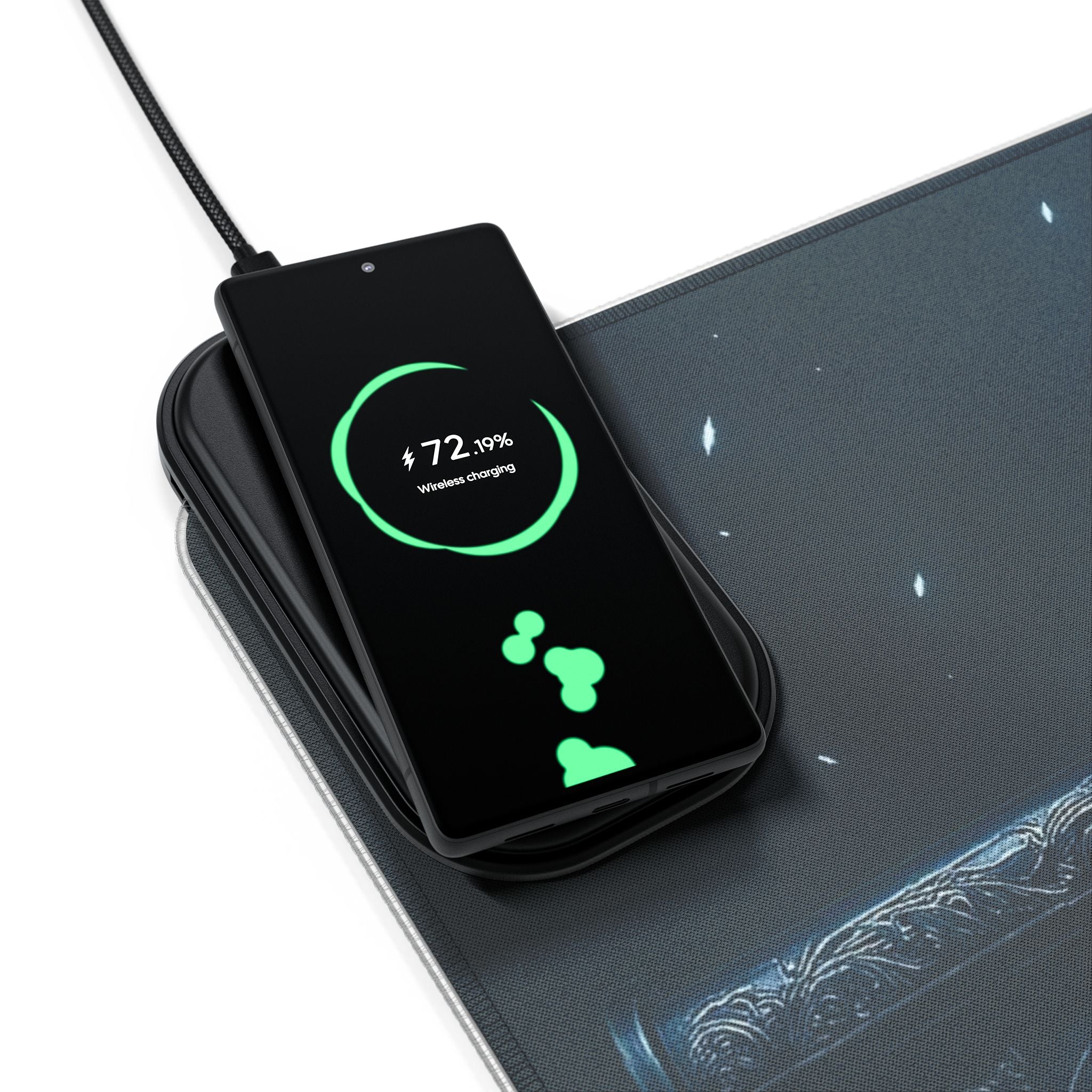 M4A1-S LED Desk Mat w Wireless Charger