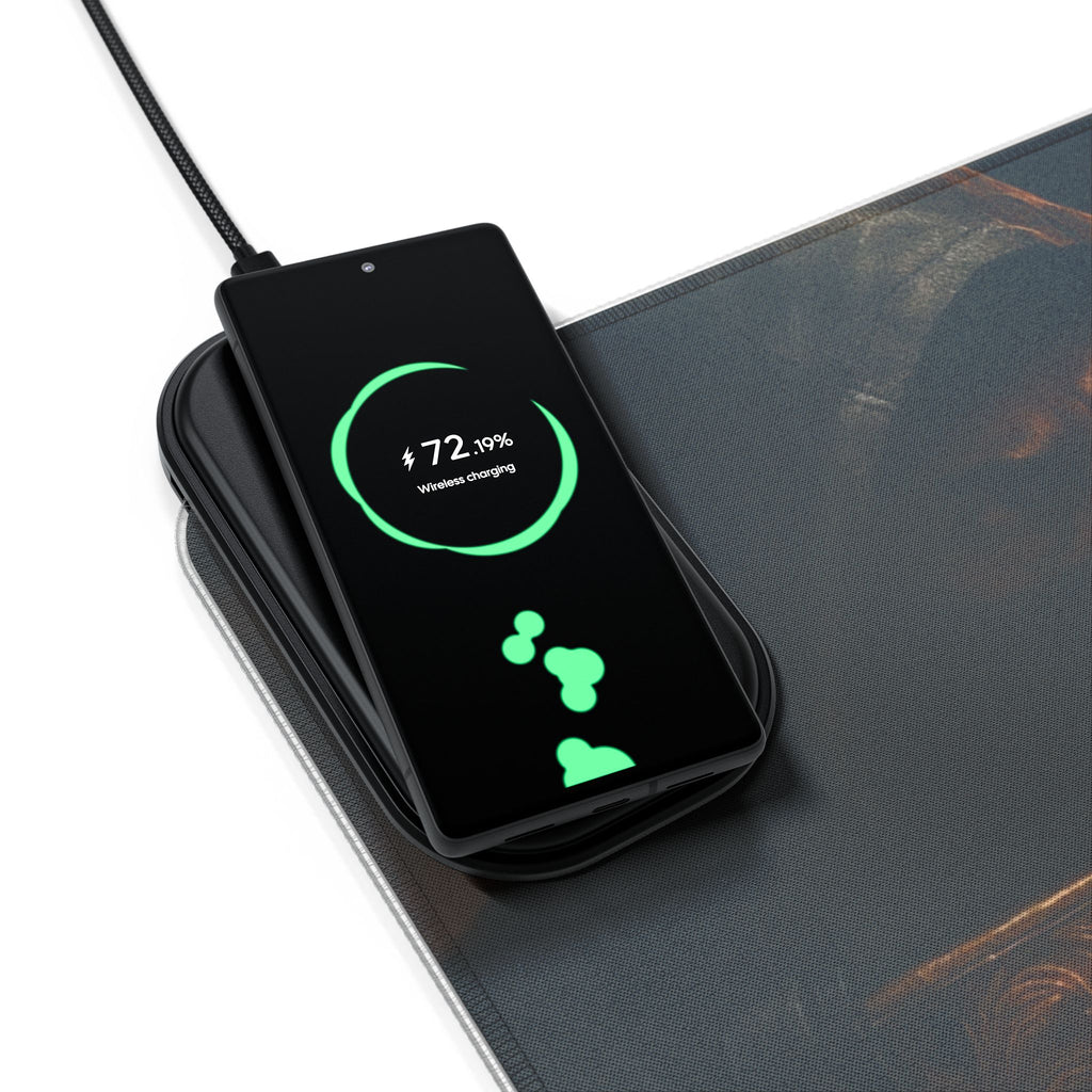 T Awper LED Desk Mat w Wireless Charging